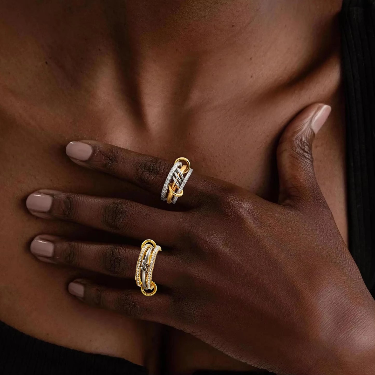 woman-man-teen-layered-radiant-style-jewelry